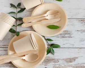Faites un geste pour la planète en utilisant de la vaisselle jetable, biodégradable et réutilisable