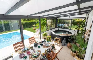 Intérieur d'une véranda