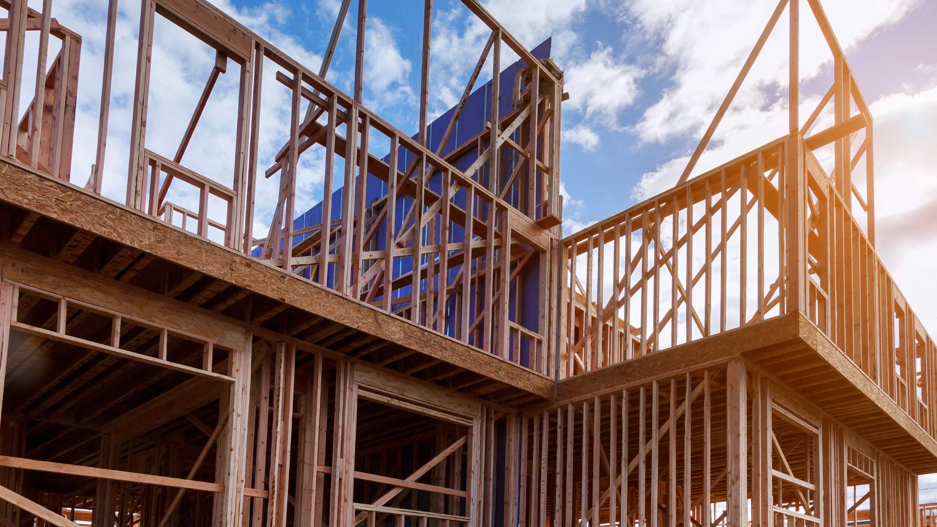 Maison en pleine construction