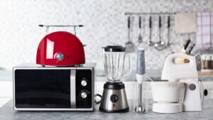 électroménager dans une cuisine
