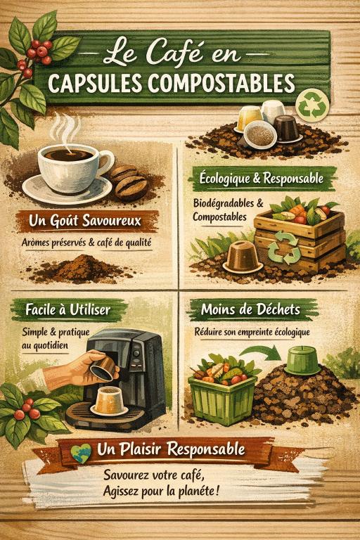 cafe capsule compostable